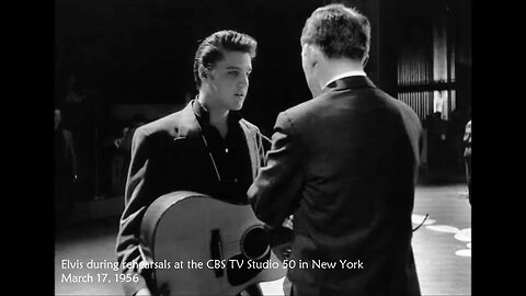 Elvis interview; March 1956 unknown location