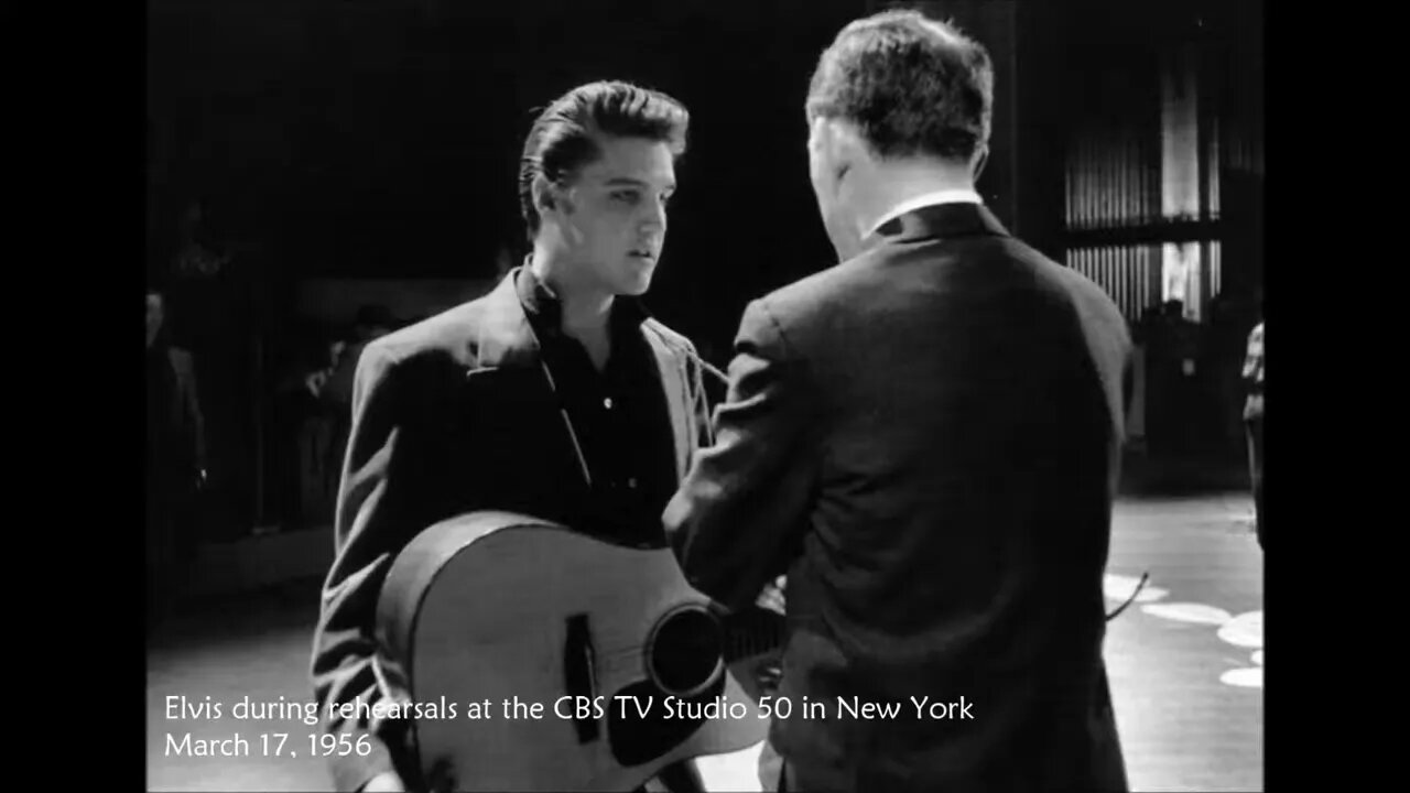 Elvis interview; March 1956 unknown location