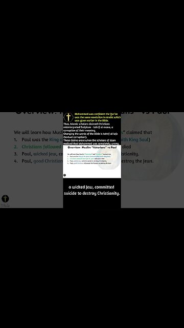 Paulemics. Islam's laughable errors regarding Saint Paul #shorts