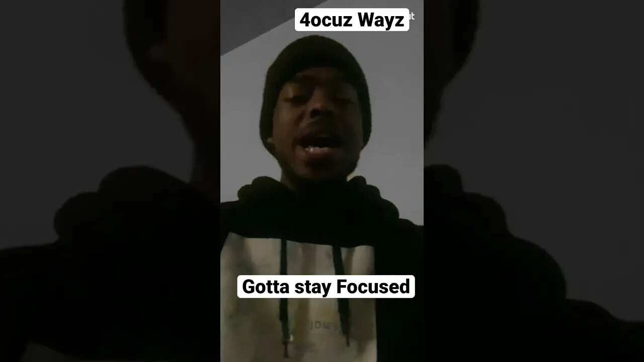 Gotta stay Focused been working on my ego