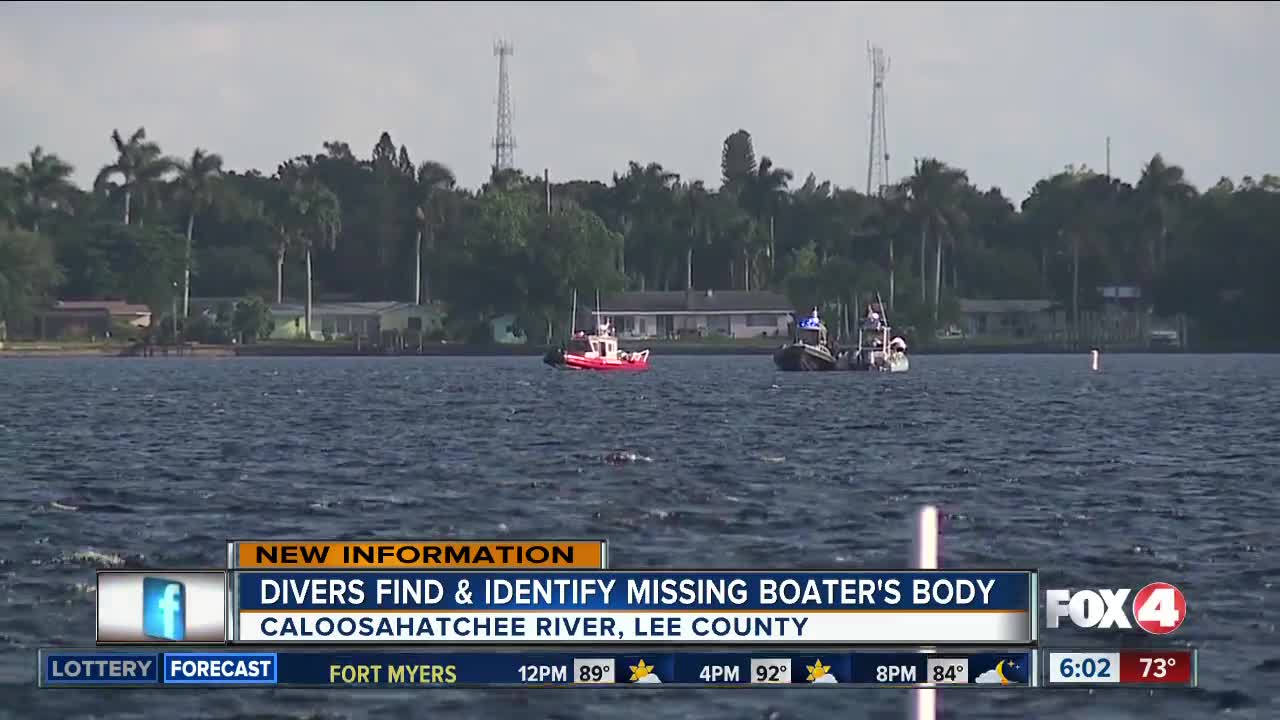 Man dies after being ejected from boat on Caloosahatchee River