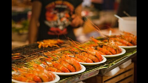 Street Food at Night Market on Koh Chang