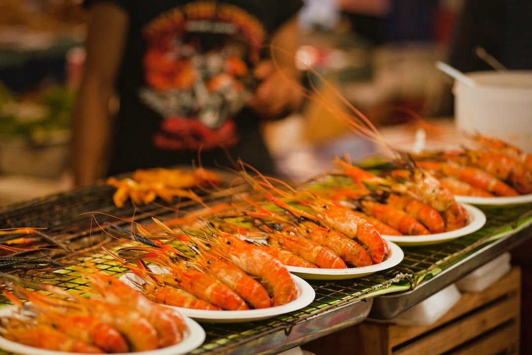 Street Food at Night Market on Koh Chang