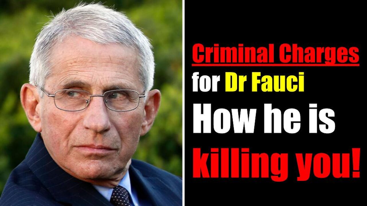 Dr David Martin, PhD exposed Criminal Violations of Fauci