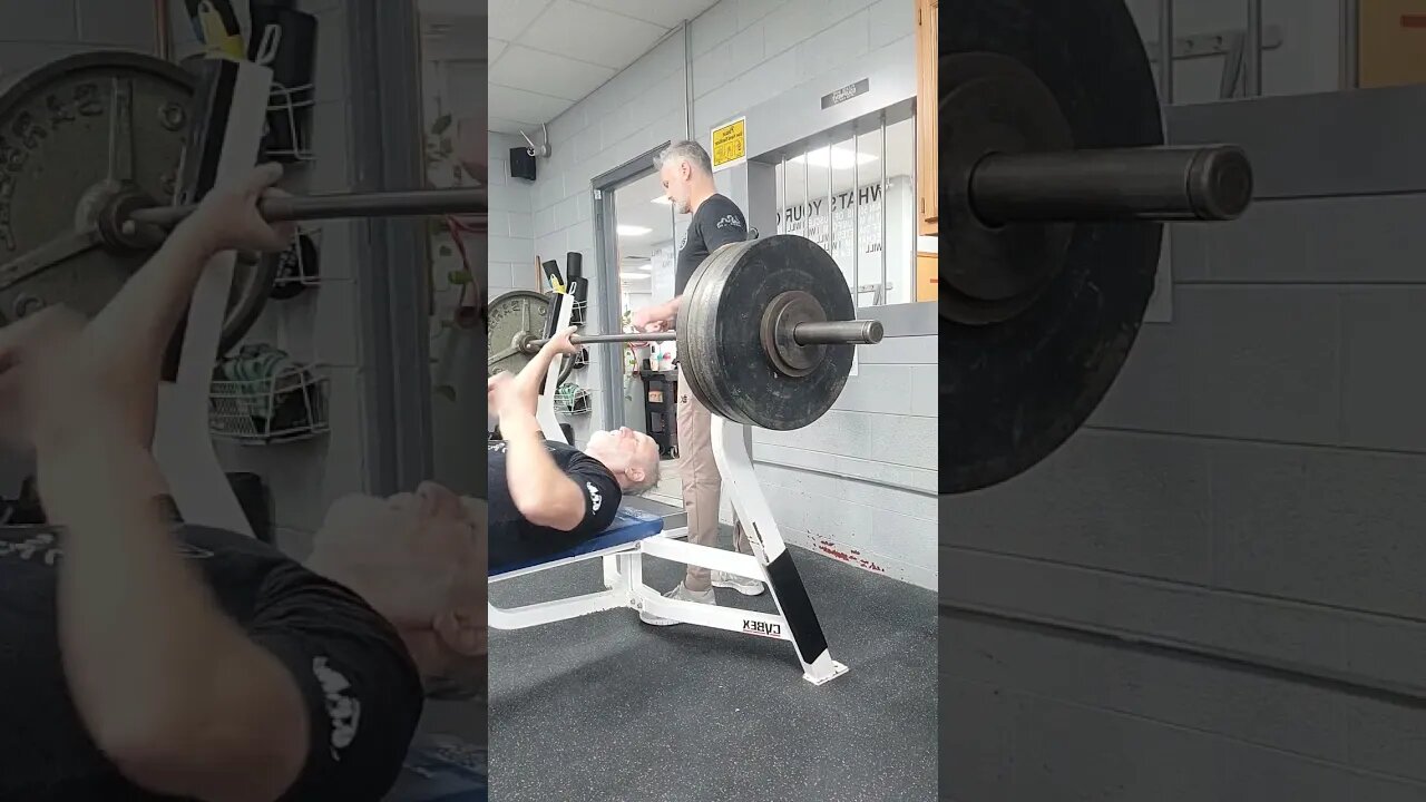 405lbs, then 420lbs Raw Bench, 61 years old, Crazy 🤪 old man