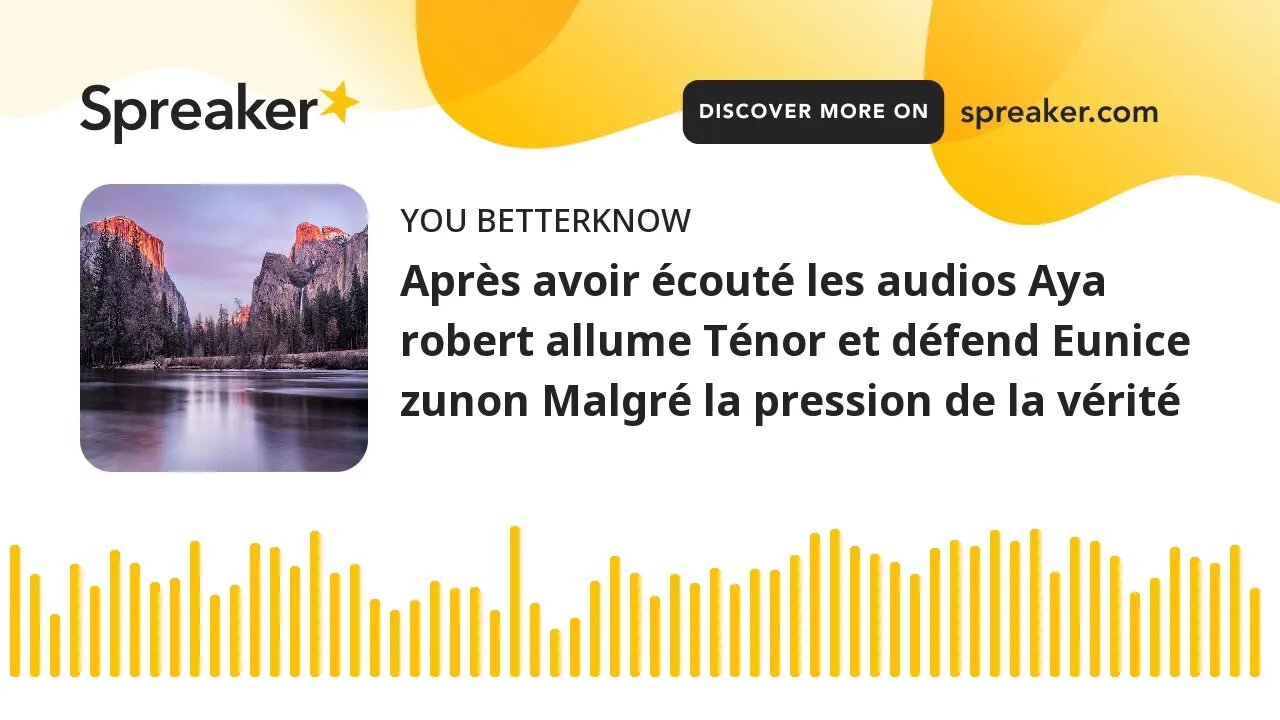 Après avoir écouté les audios Aya robert allume Ténor et défend Eunice zunon Malgré la pression de l