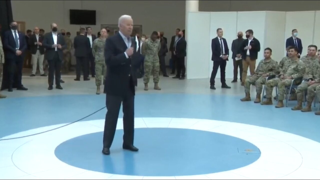 Biden implying US Army would be going to Ukraine