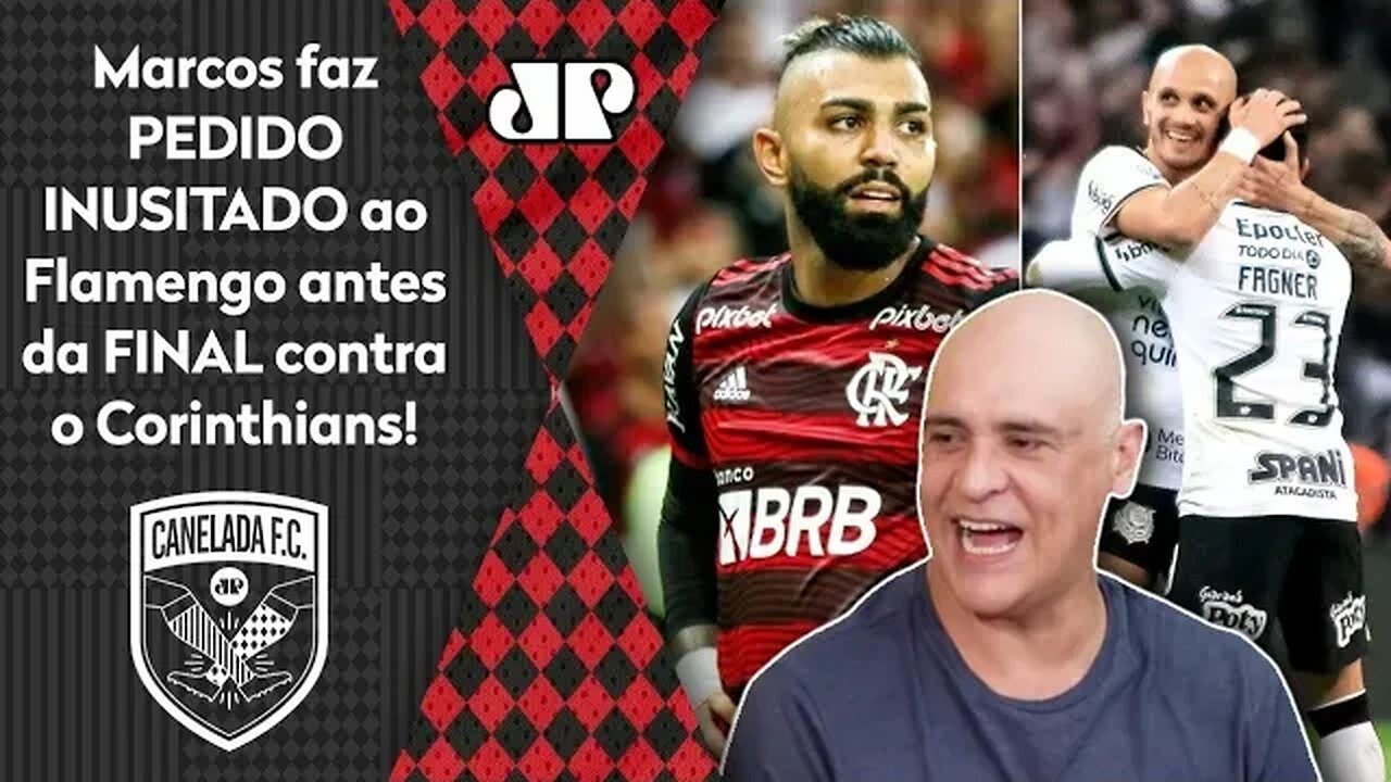"Ô, Flamengo, deixa pra..." OLHA QUE FO** o que São Marcos FALOU sobre a FINAL contra o Corinthians!