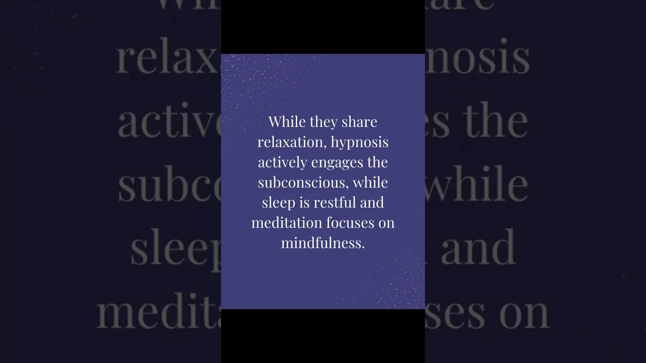 Hypnosis 😵‍💫 Vs Sleep 😴 Vs Meditation 🧘 #lukenosis #meditation #sleep #hypnosis