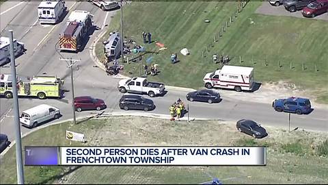 2 dead, 9 injured after van transporting people with special needs rolls over in Monroe Co.