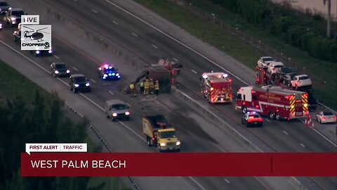 Truck crash on the Turnpike causes heavy delays northbound, southbound