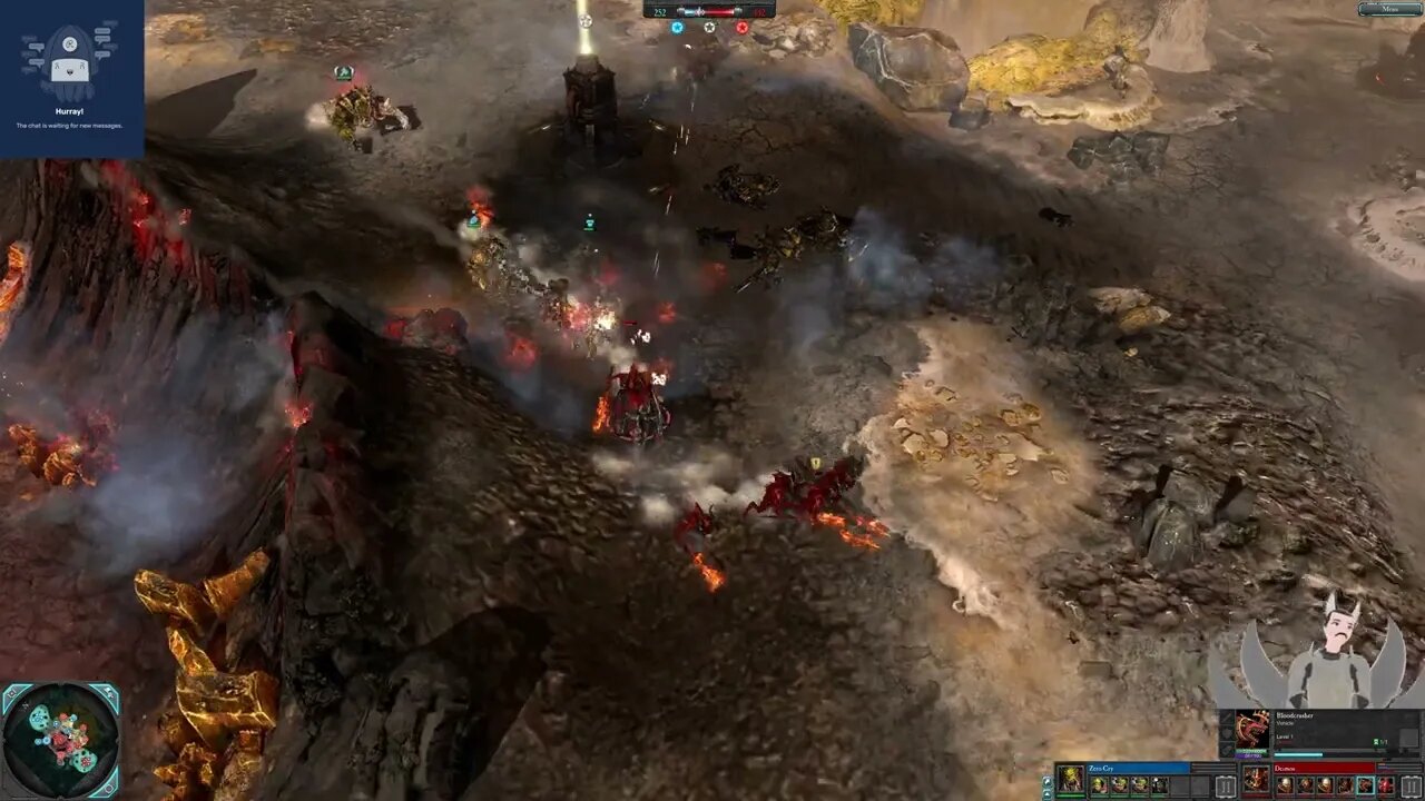 Zero Cry (Warboss) vs Deimos (Chaos Lord) || Dawn of War 2: Elite Mod