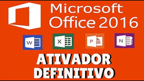 COMO ATIVAR O OFFICE 2016 // SEM PROGRAMA!! MÉTODO UNICO