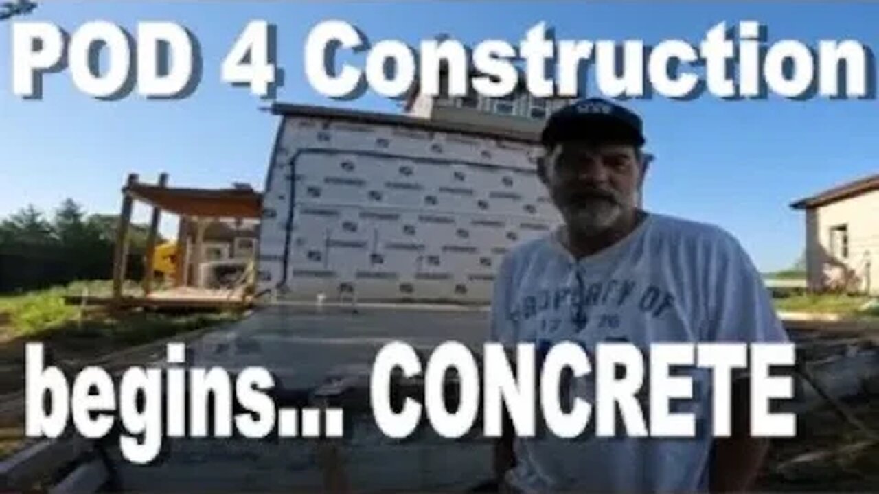 POD 4. Final concrete pour for the house. with COSTS