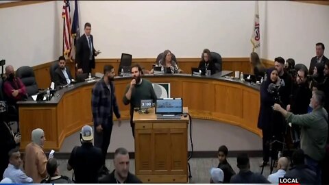 Muslim parents in Dearborn Michigan protest against the school board allowing pornographic books