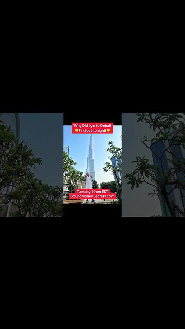 Why did I go to #dubai ? Find out tonight! #cryptocurrency #blockchain