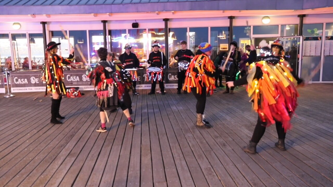 Fishbone Ash - On Hastings Pier Hastings Based, Border Style Morris Side.