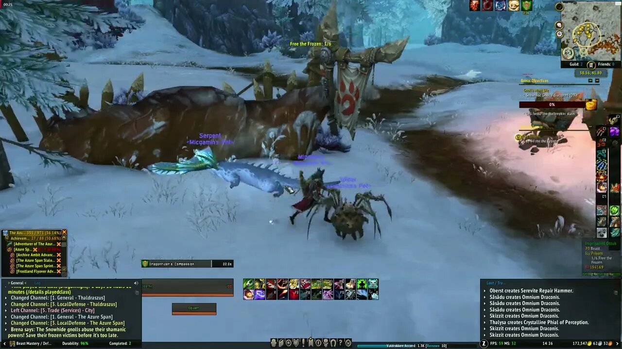 World of Warcraft Dragonflight Icy Prisons