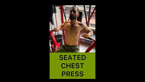 WHY SEATED CHEST PRESS OVER DUMBBELL PRESS #shorts