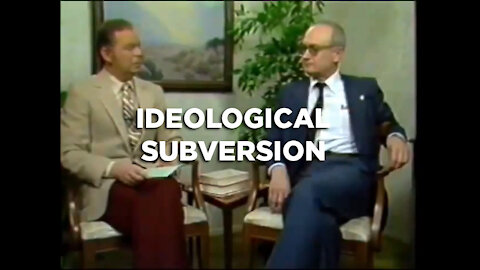 Yuri Alexandrovich Bezmenov Explains Ideological Subversion & Psychological Warfare