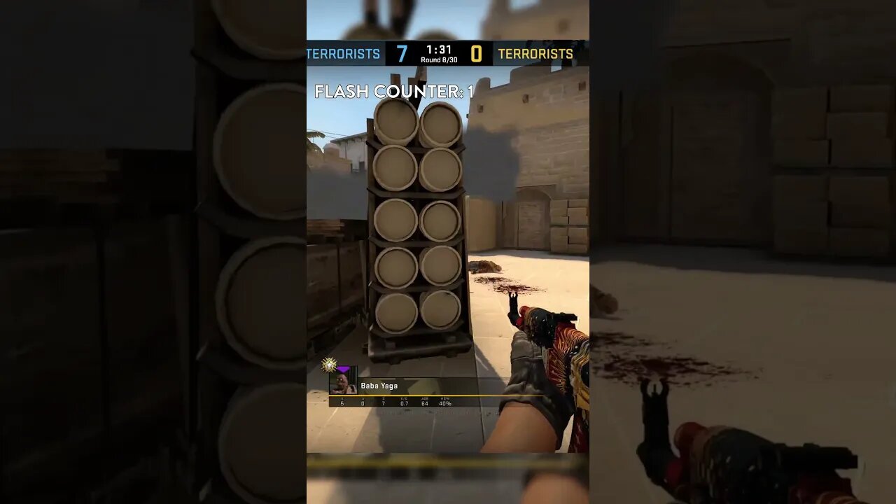 "ive been flashed for 20 minutes" #gaming #counterstrike #csgo #funny #shorts