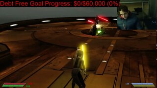 Yoda VS Asajj Ventress In A Battle With Live Commentary In Star Wars Jedi Knight Jedi Academy