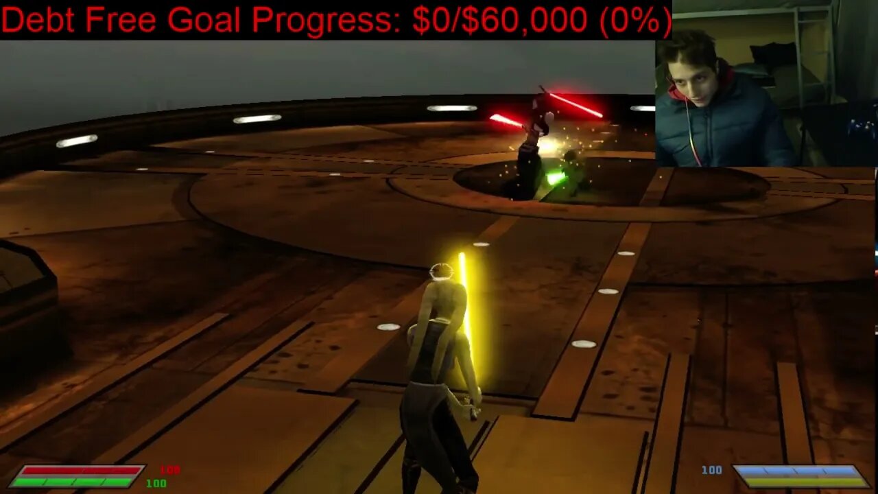 Yoda VS Asajj Ventress In A Battle With Live Commentary In Star Wars Jedi Knight Jedi Academy