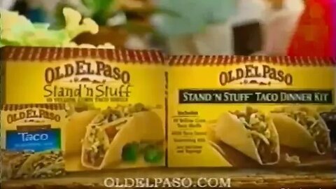 Old El Paso "Stand N' Stuff Genius Tacos" Commercial (2009) 2000's Lost Media