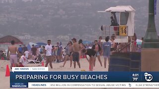 Preparing for busy beaches