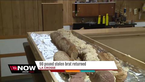 90 pound stolen brat returned in La Crosse