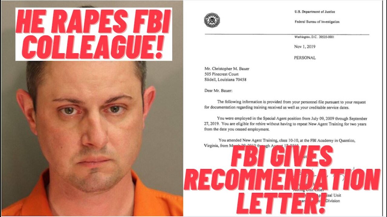 FBI Covers For Rapist FBI Agent; Then He Rapes 11 Year Old Child!