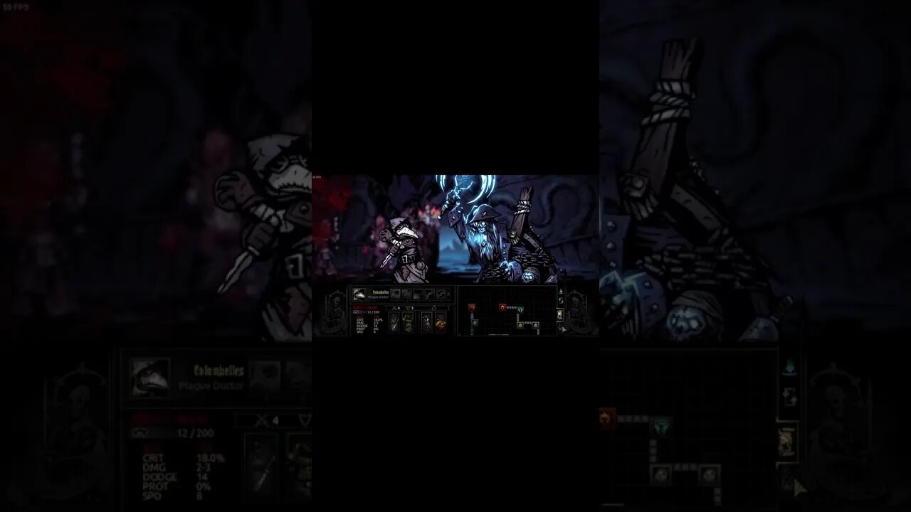 Naked man in the darkestdungeon #shorts #darkestdungeon #gameplay #memes #funny