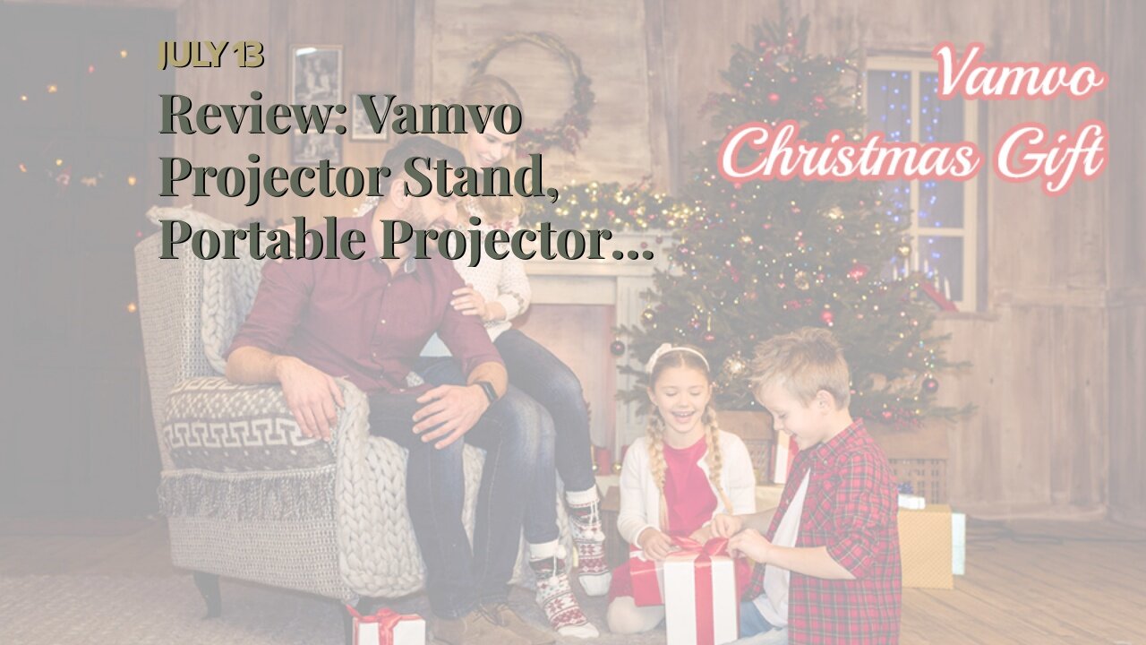 Review: Vamvo Projector Stand, Portable Projector Tripod Laptop Stand with Case, Multi-Function...