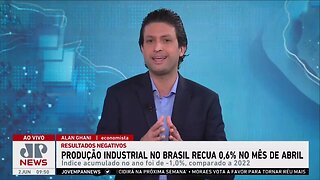 Produção industrial recua 0,6% em abril no país; Alan Ghani repercute