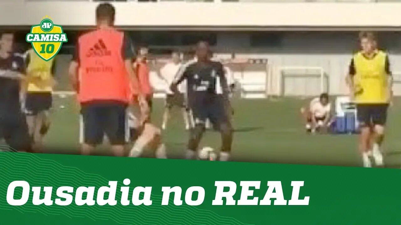 VINICIUS JÚNIOR mostra OUSADIA em 1º treino no REAL!