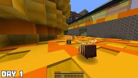 4 ~ I Survived 100 Days as a BEE in Minecraft