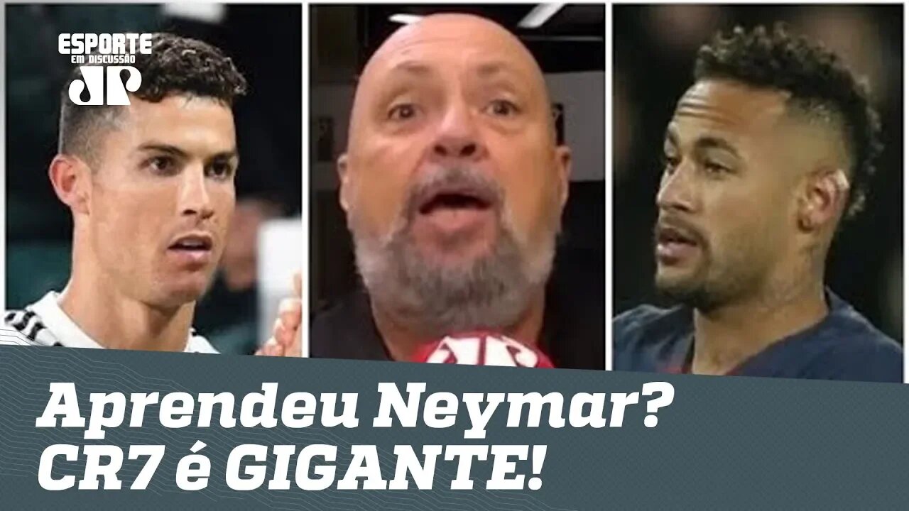 APRENDEU como se faz, Neymar? Cristiano Ronaldo é GIGANTE! | Nilson Cesar