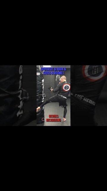 Heroes Training Center | Kickboxing "How To Double Up" Uppercut & Hook & Cross & Round 1 FH #Shorts
