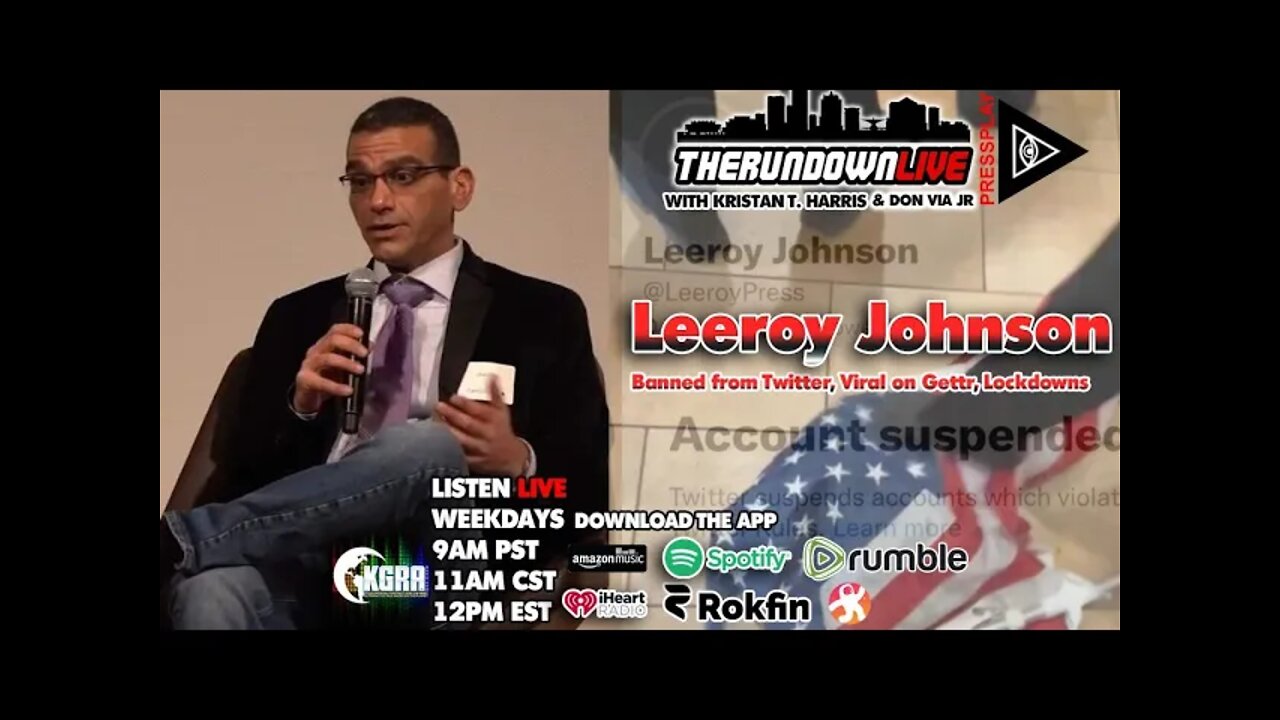 The Rundown Live #808 - Leeroy Johnson, Leeroy Press, Banned on Twitter