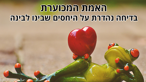 האמת המכוערת - בדיחה נהדרת על היחסים שבינו לבינה