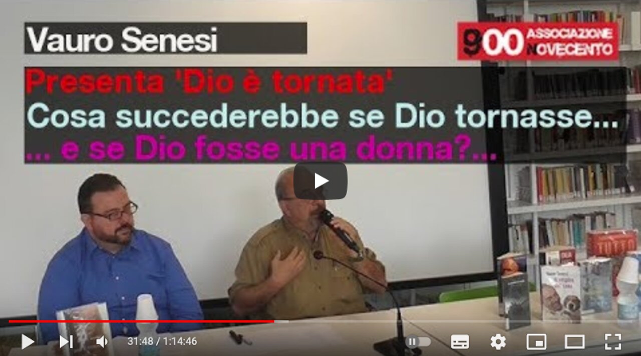 Vauro, il famoso vignettista e autore, presenta "Dio è tornata" il suo ultimo romanzo