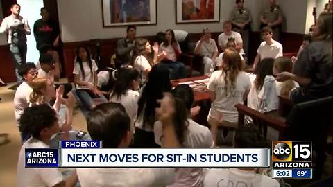 Students planning next moves after sit-in at governor's office