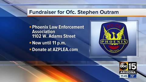 Fundraiser for injured Phoenix police officer