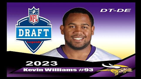 Madden 23 Legend Draft Pick Kevin Williams Creation