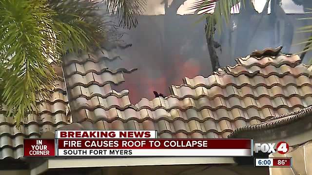 Crews respond to house fire in Fort Myers