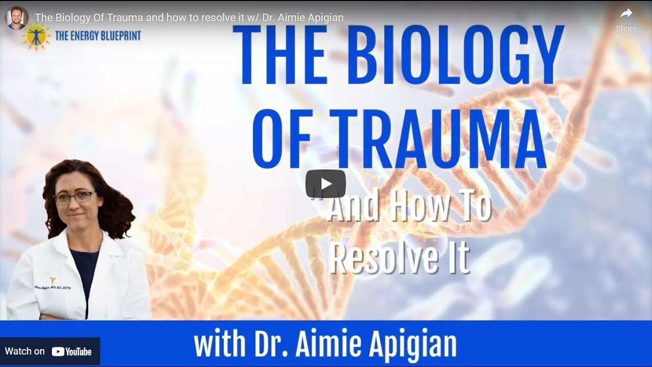 The Biology Of Trauma (and How To Resolve it) with Dr. Aimie Apigian