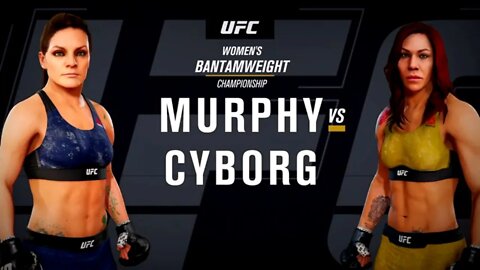 EA Sports UFC 3 Gameplay Cris Cyborg vs Lauren Murphy
