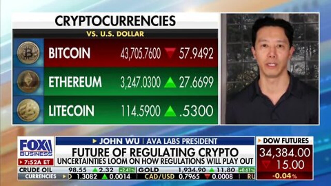 Crypto industry wants 'sensible' regulation: Ava Labs president