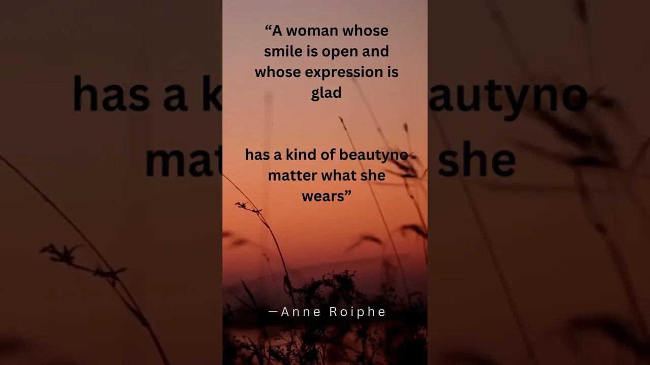 The Quote Of—Anne Roiphe #shorts #reels #anneroiphe