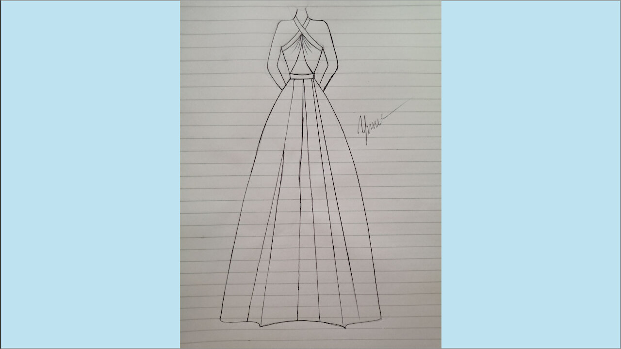 Long Dress | Fashion Design